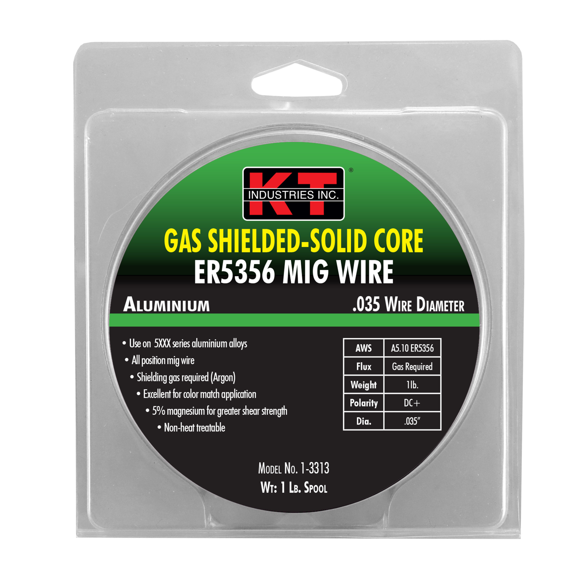 K-T Industries Aluminum 5356 MIG Wire — 0.035in., 1 Lb., Model# 1-3313